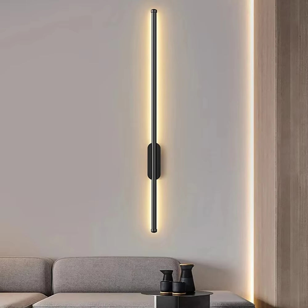 Modern Creative Strip Led Wall Lamp Minimalist Bedroom Bedside Wall Sconce Led Lights Living Room TV Sofa Background Wall Lamp