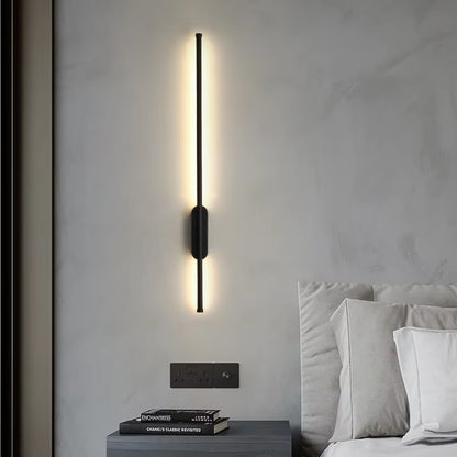 Modern Creative Strip Led Wall Lamp Minimalist Bedroom Bedside Wall Sconce Led Lights Living Room TV Sofa Background Wall Lamp