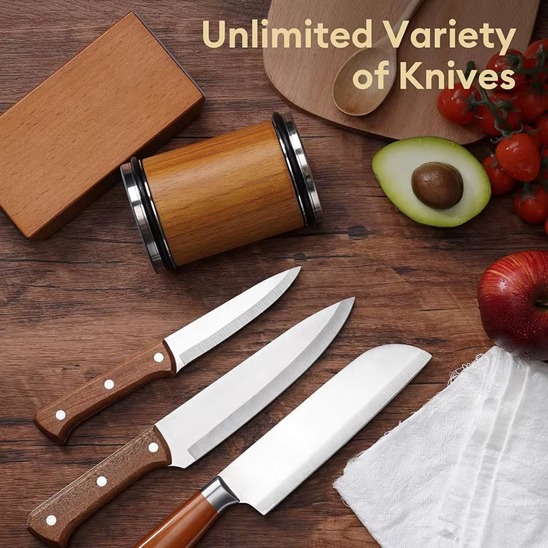 Professional Knife Sharpener Kit with Magnetic Angle Guides for Kitchen Knives - 15° & 20° Degree Whetstone System