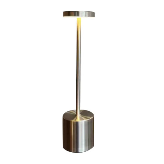 Simple LED Rechargeable Touch Metal Table Lamp 