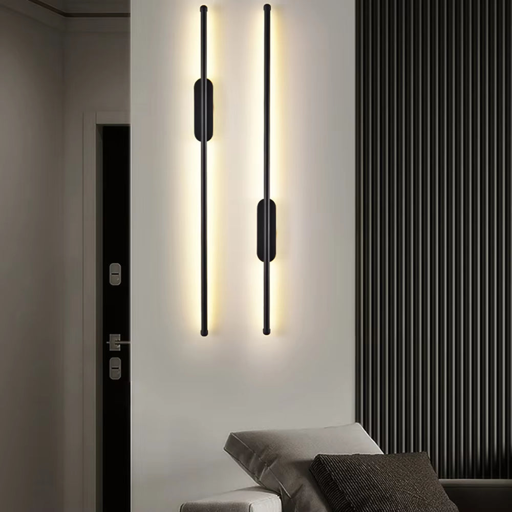 Modern Creative Strip Led Wall Lamp Minimalist Bedroom Bedside Wall Sconce Led Lights Living Room TV Sofa Background Wall Lamp